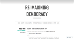 Desktop Screenshot of democracyoneday.com